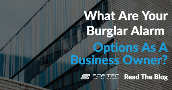 What are your burglar alarm options as a business owner