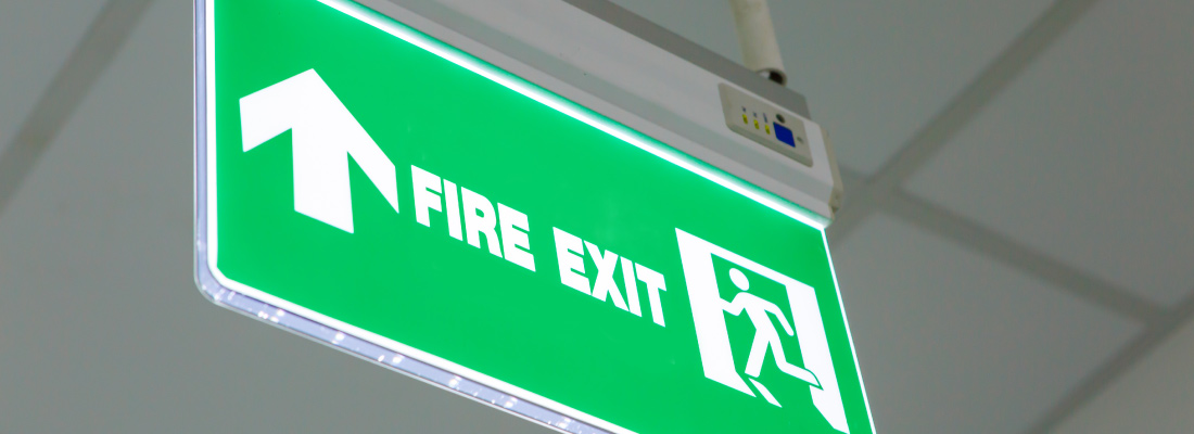 Fire Exit, fire risk assessment