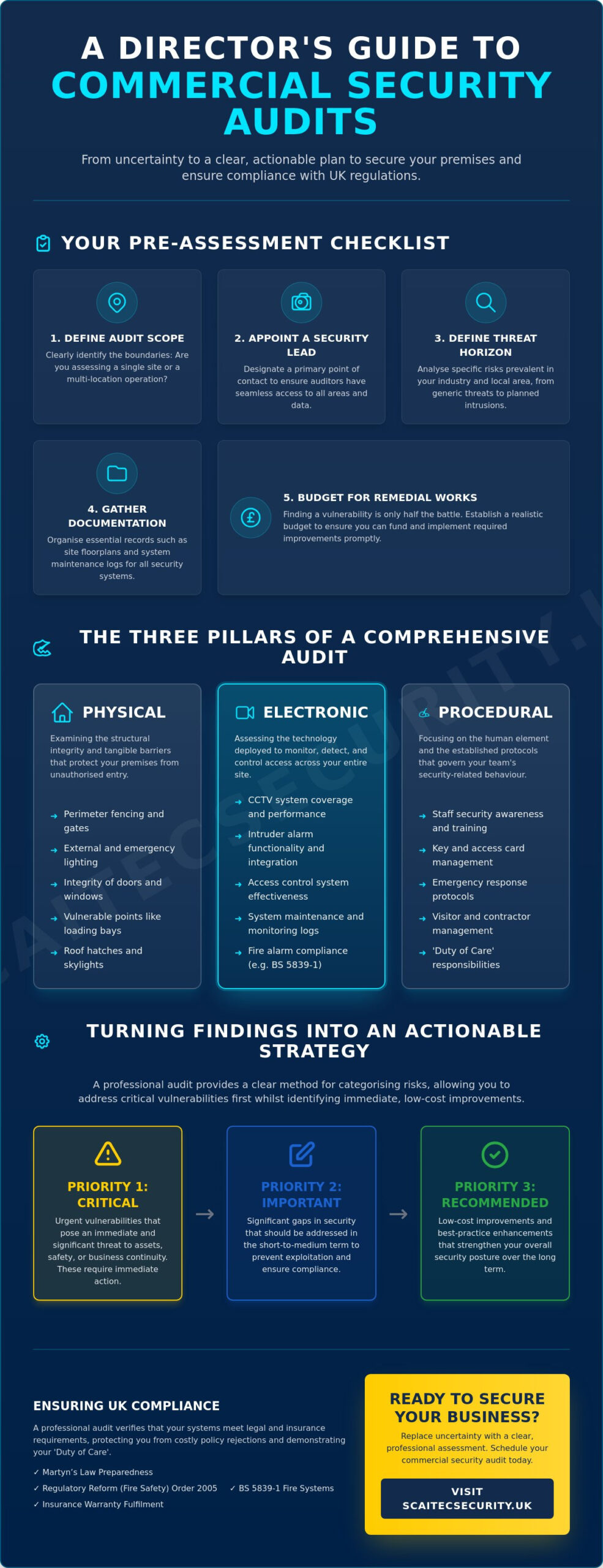 How to Conduct a Commercial Security Audit: A Complete Guide for UK Businesses