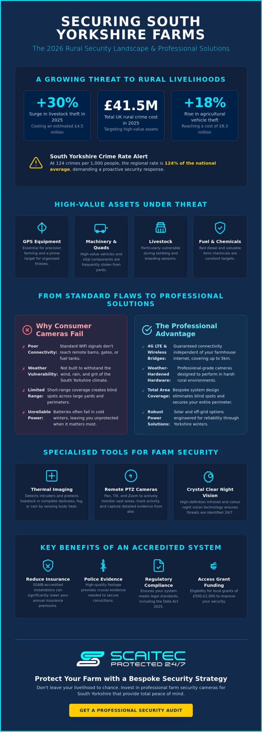 Farm Security Cameras in South Yorkshire: The 2026 Professional Guide