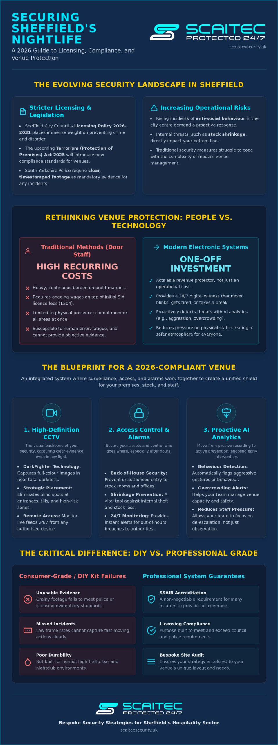 Comprehensive Pub and Bar Security Systems in Sheffield: A 2026 Guide for Venue Owners