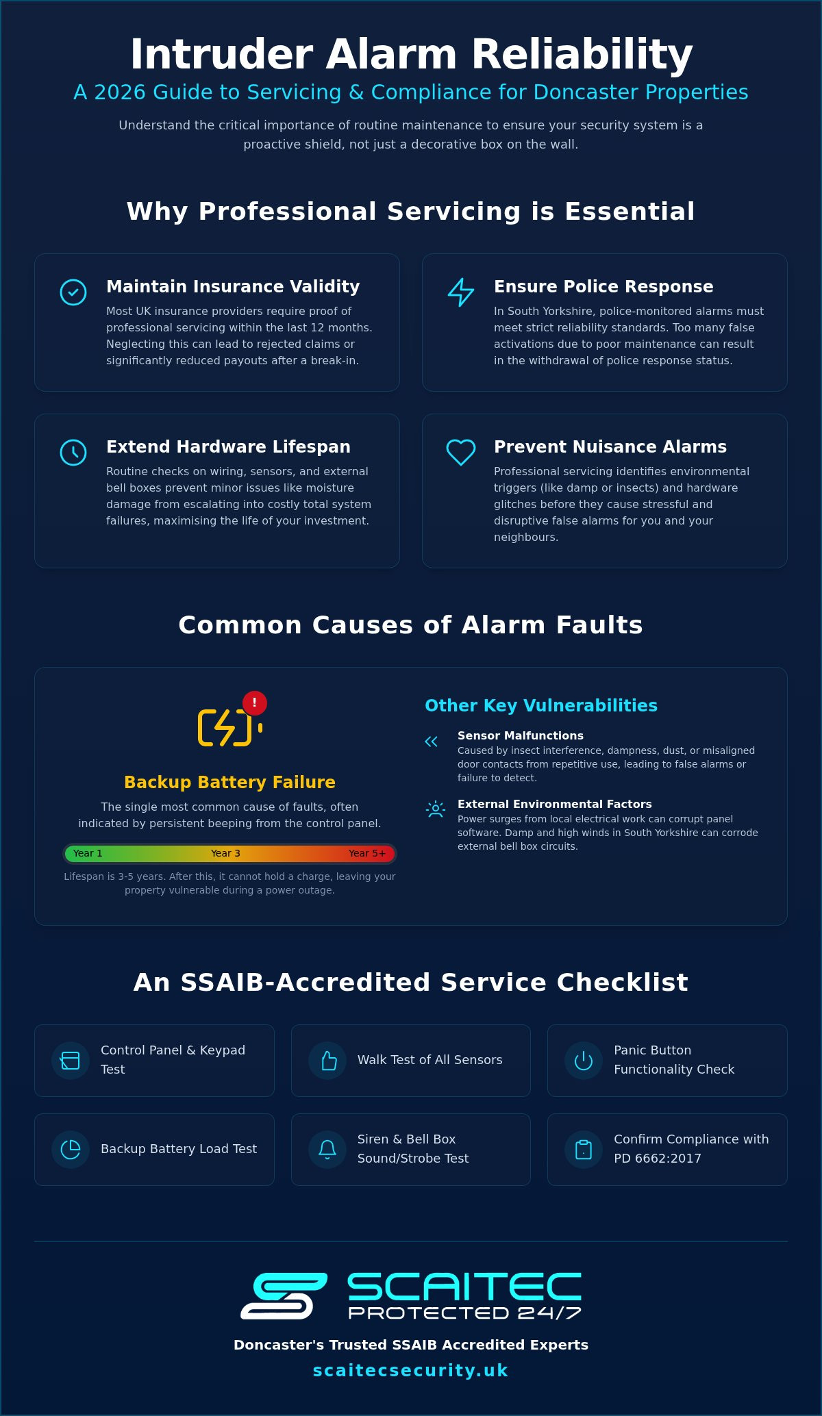 Professional Intruder Alarm Servicing in Doncaster: The 2026 Property Security Guide