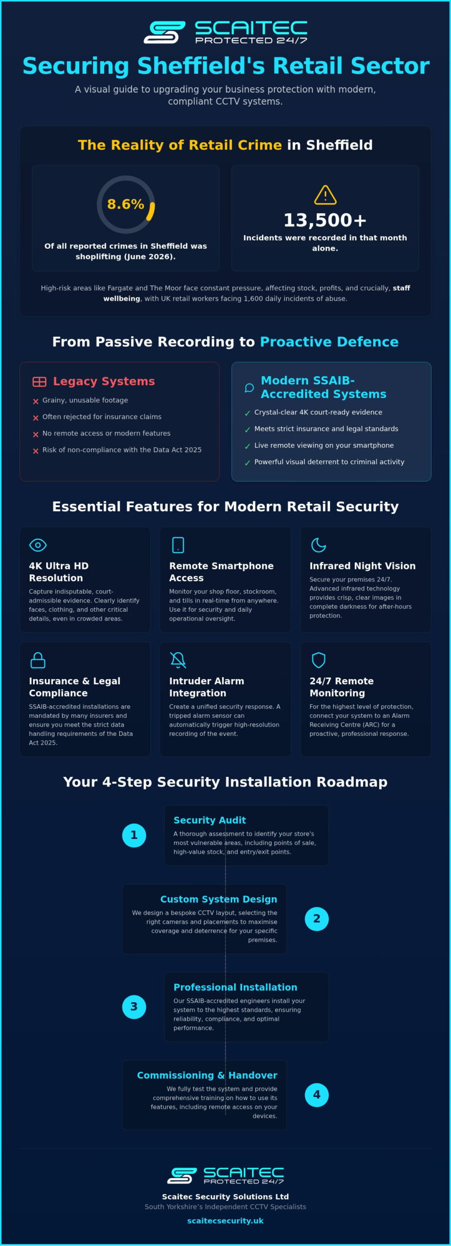 Retail Store CCTV Systems Sheffield: Protecting Your Shop in 2026
