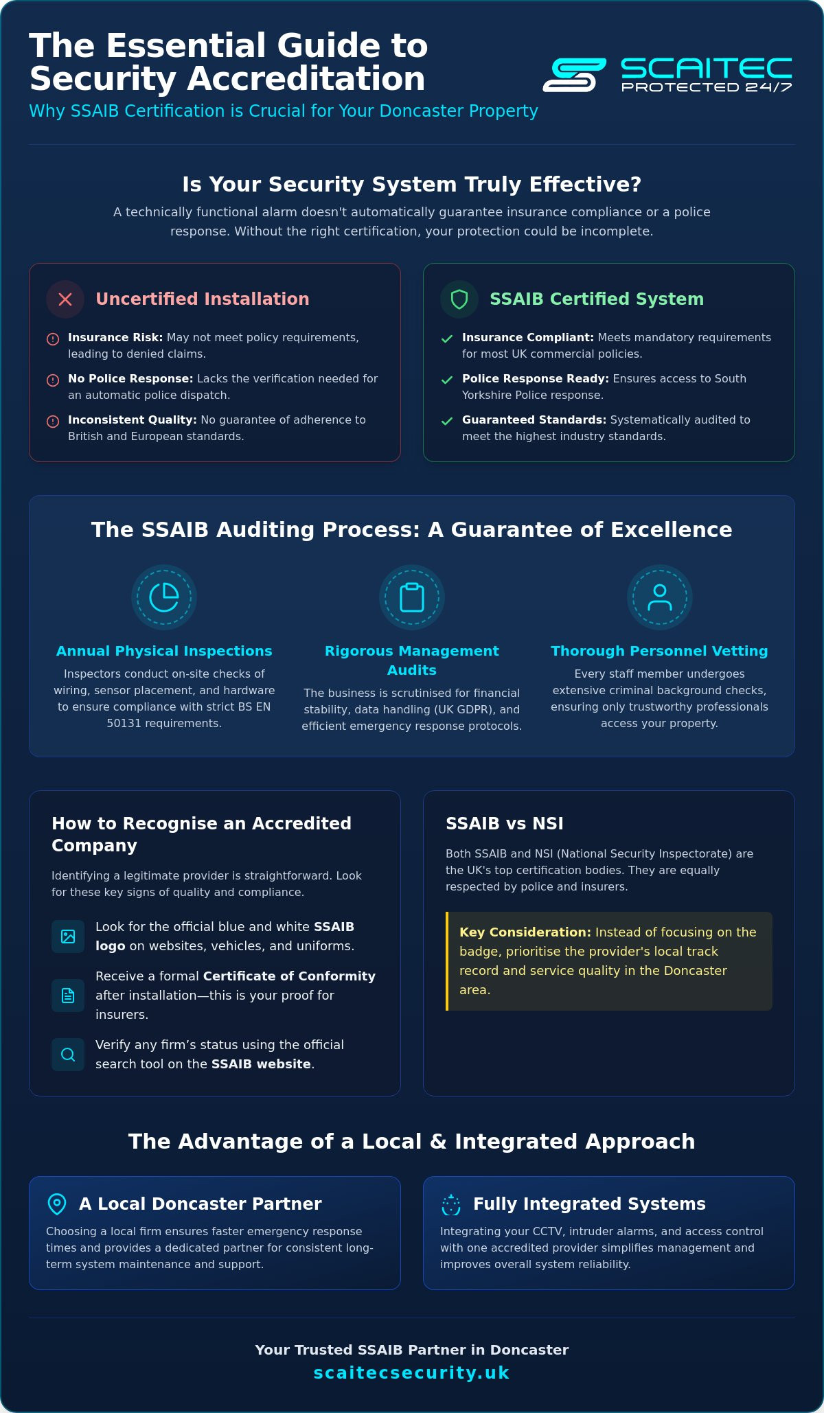 SSAIB Accredited Security Companies in Doncaster: Your 2026 Professional Guide