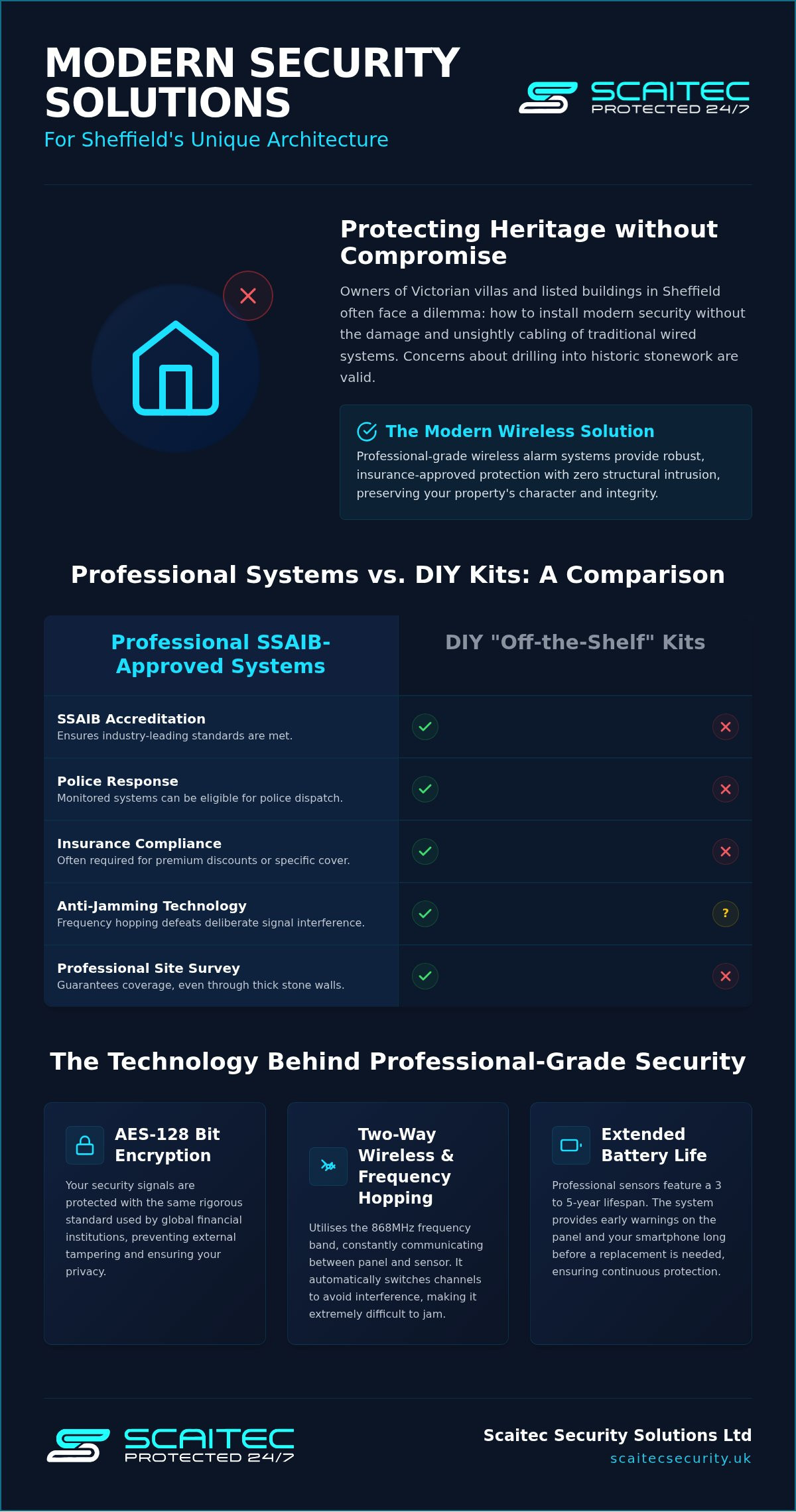 Professional Monitored Alarm Systems in Sheffield: The 2026 Security Guide