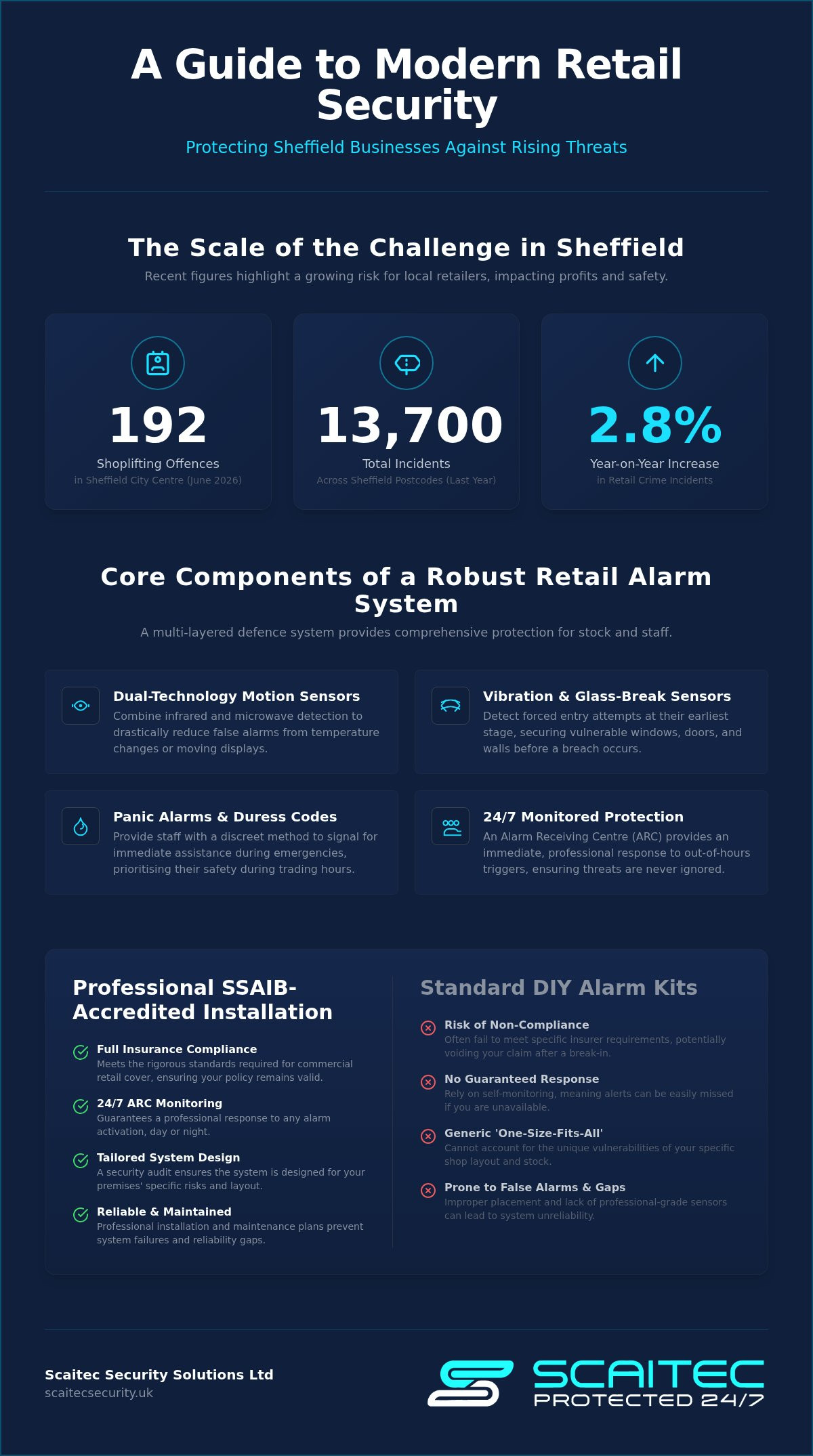 Retail Store Security Alarms Sheffield: The 2026 Guide to Shop Loss Prevention