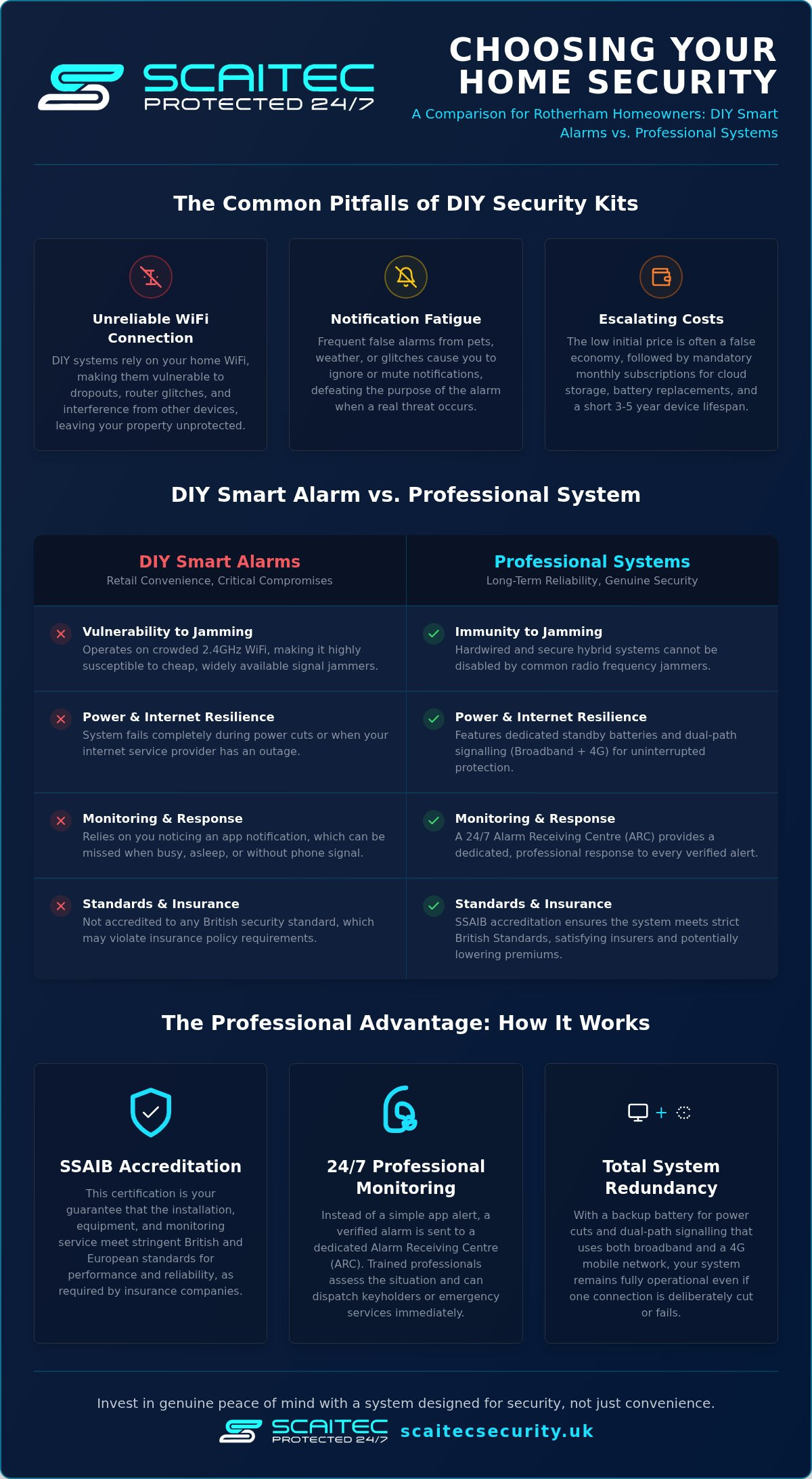 Better Alternative to Ring Alarm System Rotherham: Why Professional Security Wins