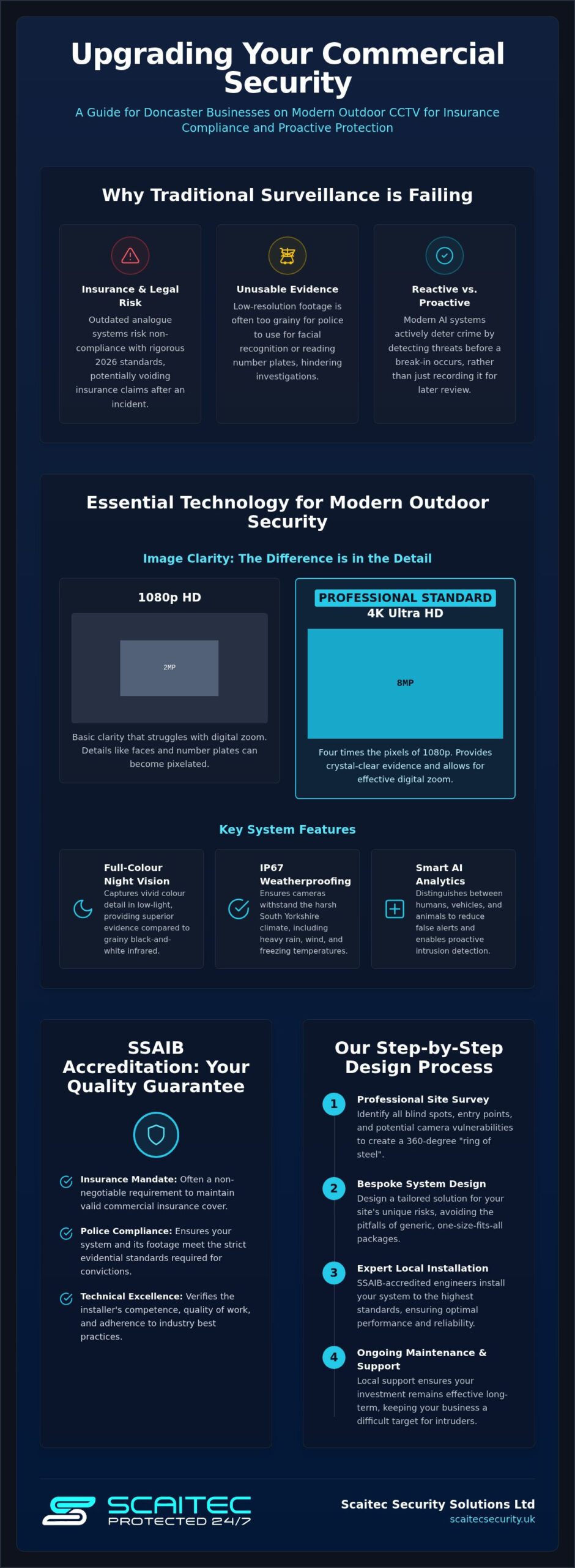 Business Outdoor Security Cameras Doncaster: The 2026 Professional Guide