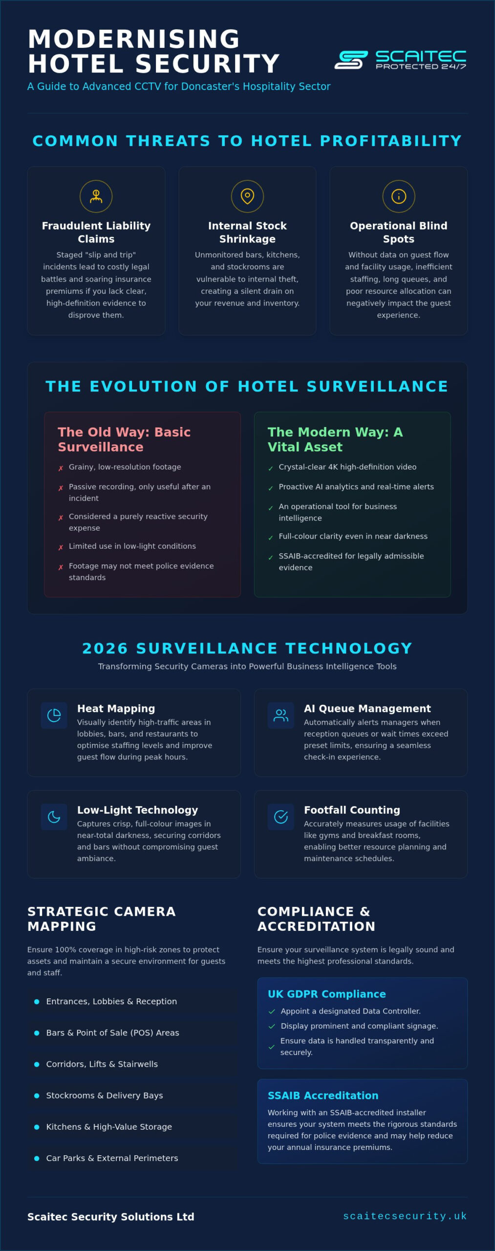 Hotel CCTV Systems Doncaster: Expert Hospitality Security in 2026