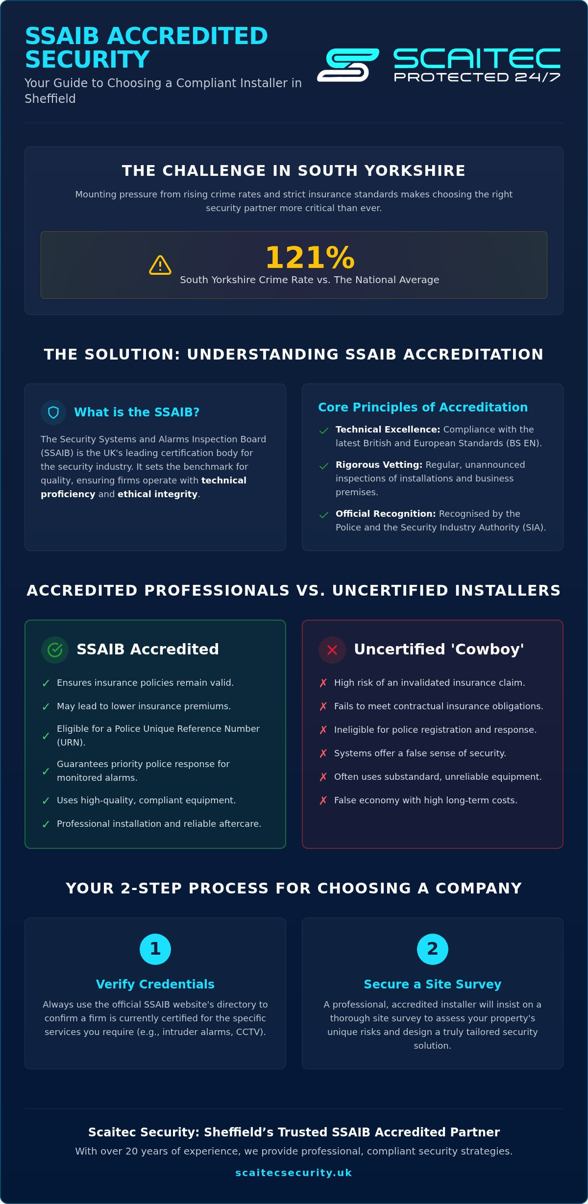 SSAIB Accredited Security Companies in Sheffield: The 2026 Guide to Professional Protection