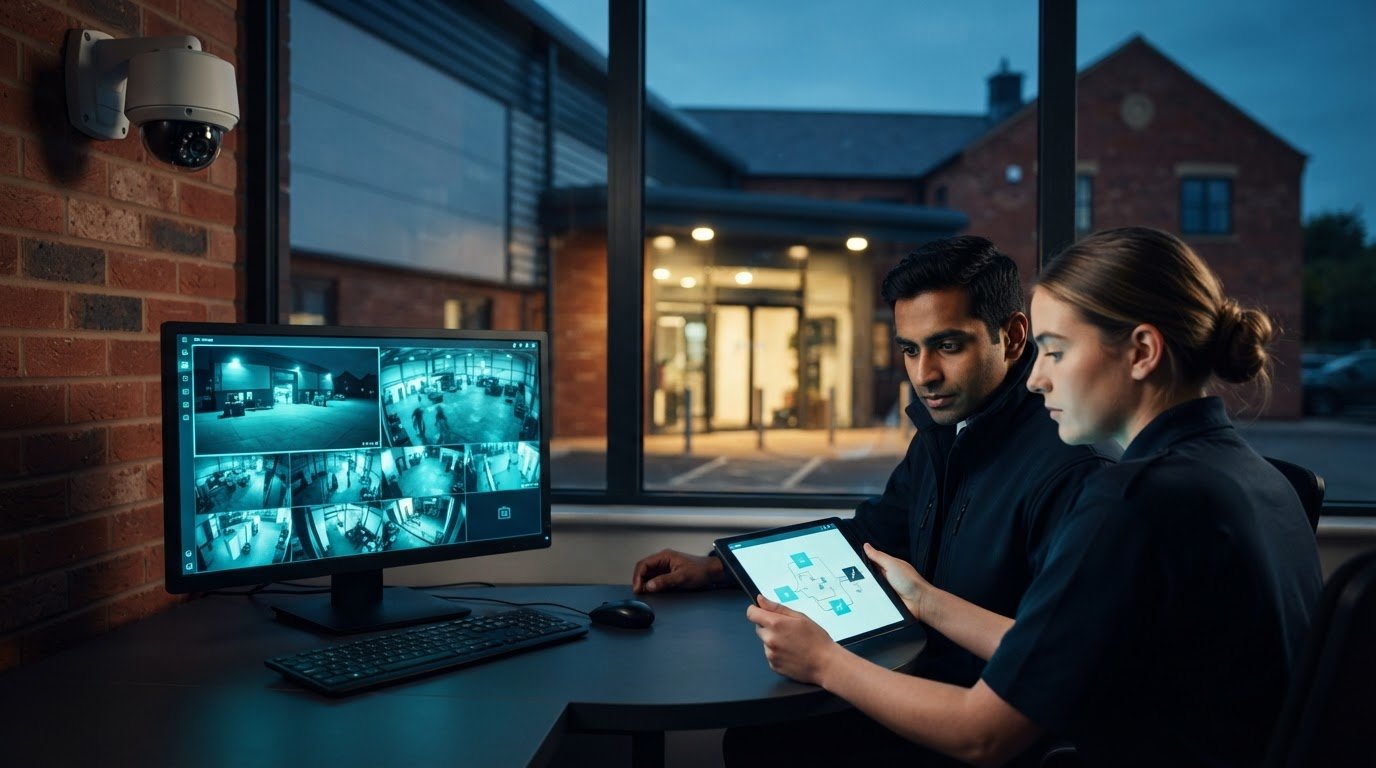 Business security services in Barnsley for monitoring and staff guidance